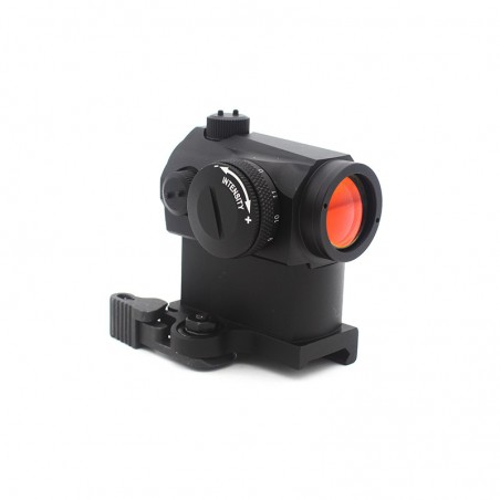 EvolutionGear T1 red dot sight w Larue raiser mount BK