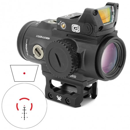 VORTEX SPITFIRE HD GEN II 5X PRISM SCOPE AR-BDC4 5.56 Reticle Fully multi-coated FMC LENS with RGW Grace Optics M1 Red Dot Sight