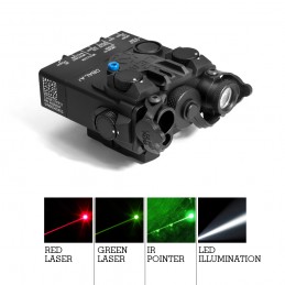 DBAL-A2 laser aiming device with Visible Green/RED Laser Sight&LED Flashlight&IR Pointer Made By 6061AL Perfect Replica