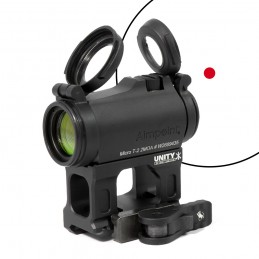 T2 With FAST MICRO-S Mount With FAST QD Lever Combo