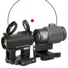 T2 With FAST MICRO-S Mount With FAST QD Lever With G43 3x Magnifier Combo